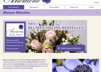 Blumen Anemone München